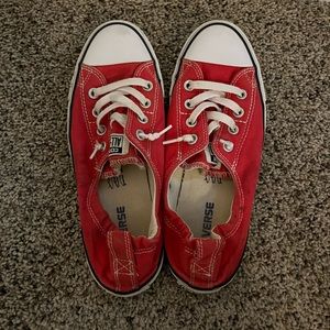 Red Slip On Converse